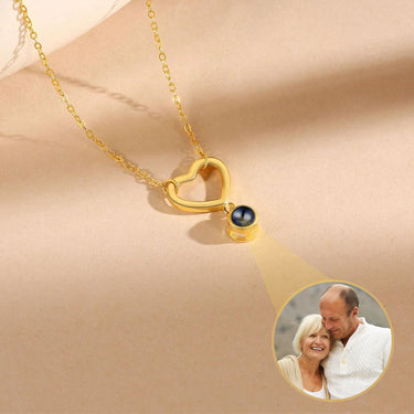 Infinite Love Photo Personalised Necklace - Photo Necklace - Photo Projection Necklace Necklace Brother & Sisters